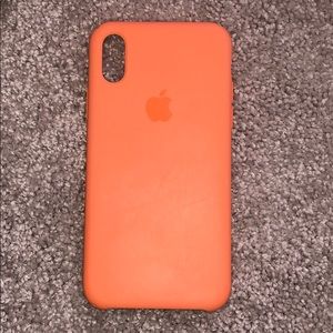 Orange apple brand iPhone X-XS case